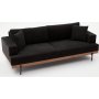 Liva 3-sits soffa - Antracit/koppar