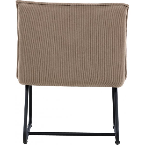 Madison loungestol - Brun manchester/svart Madison loungestol - Brun manchester/svart