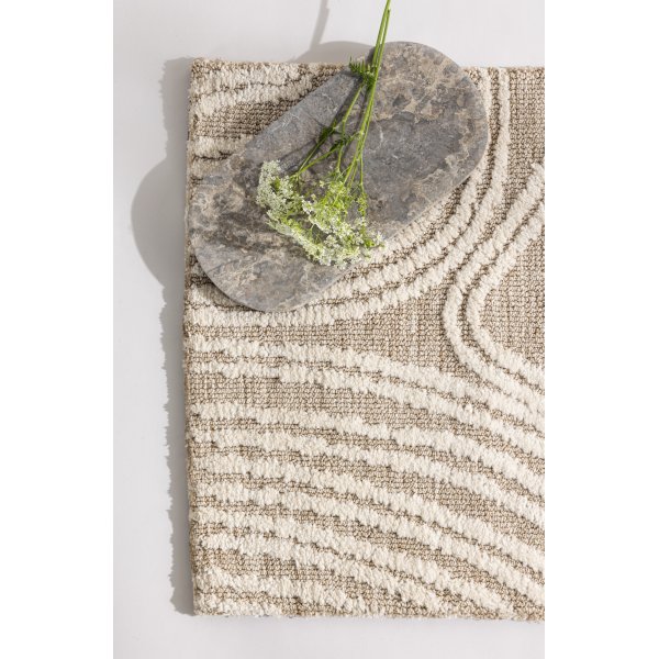 Vera matta 50 x 80 cm - Beige/vit Vera matta 50 x 80 cm - Beige/vit