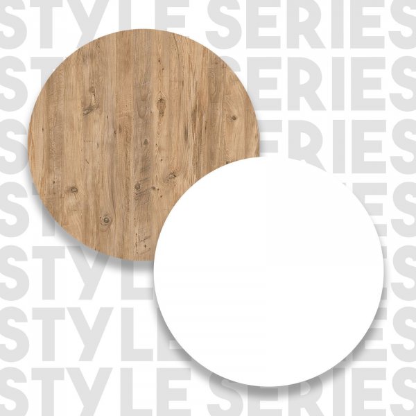 Table de bar Style 120 x 51,6 cm - Pin/blanc Table de bar Style 120 x 51,6 cm - Pin/blanc