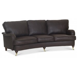 Howard soffa svängd 3-sits - Brun vintage Howard soffa svängd 3-sits - Brun vintage