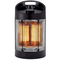 Heater terrassvärmare golvmodell ställbar - Svart Heater terrassvärmare golvmodell ställbar - Svart