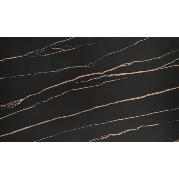 Lozano matbord 140-200 x 82 cm - Svart marmor/valnt