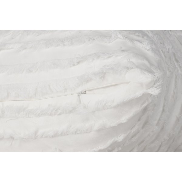 Edith kussenhoes 60 x 60 cm - Wit