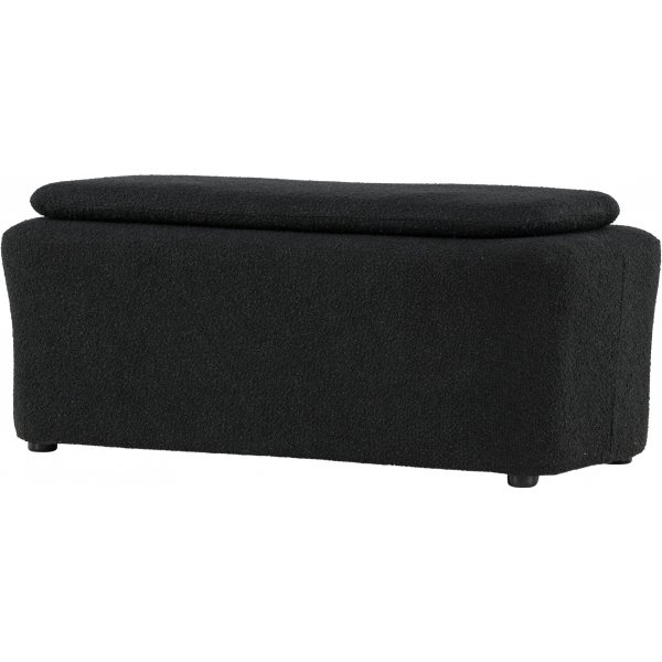 Pouf Laurel - Boucle noire Pouf Laurel - Boucle noire