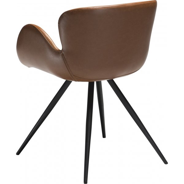 Chaise de salle  manger Gaia - PU marron