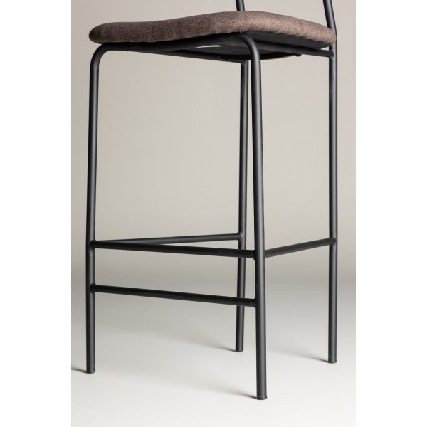 Tabouret de bar Ralf - Noir/Marron Tabouret de bar Ralf - Noir/Marron