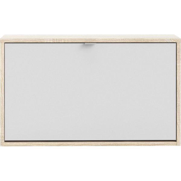 Shoes skoskp med 1 fack - Ek/vit