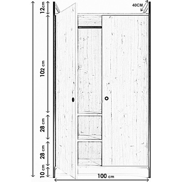 Limbo garderob 614 - Ek Limbo garderob 614 - Ek