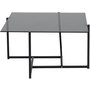 Bivo soffbord 80 x 80 cm - Glas