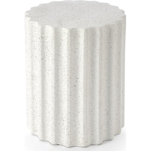 Fara bijzettafel 41 cm - Wit