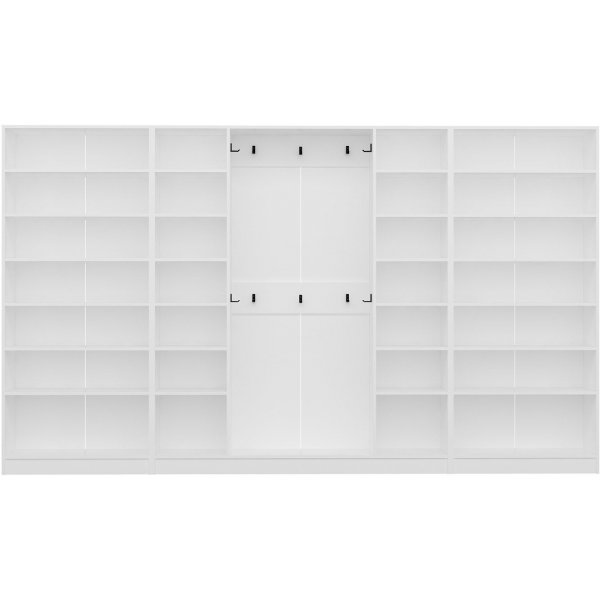 Meuble d\\\'entrée Armadio 360 x 35 x 210 cm - Blanc Meuble d\\\'entrée Armadio 360 x 35 x 210 cm - Blanc