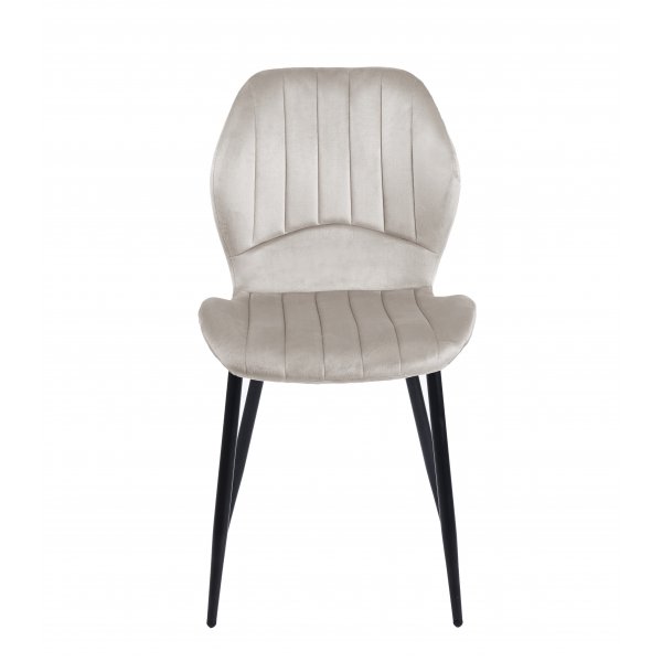 Santos matstol - Beige velvet Santos matstol - Beige velvet