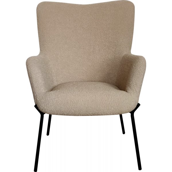 Fauteuil Glasgow Boucle marron Fauteuil Glasgow Boucle marron