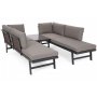 Modulsoffa Porto med bord - Gr/taupe