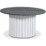 Sumo Soffbord 85 - Vitbetsad ek / Gr marmor