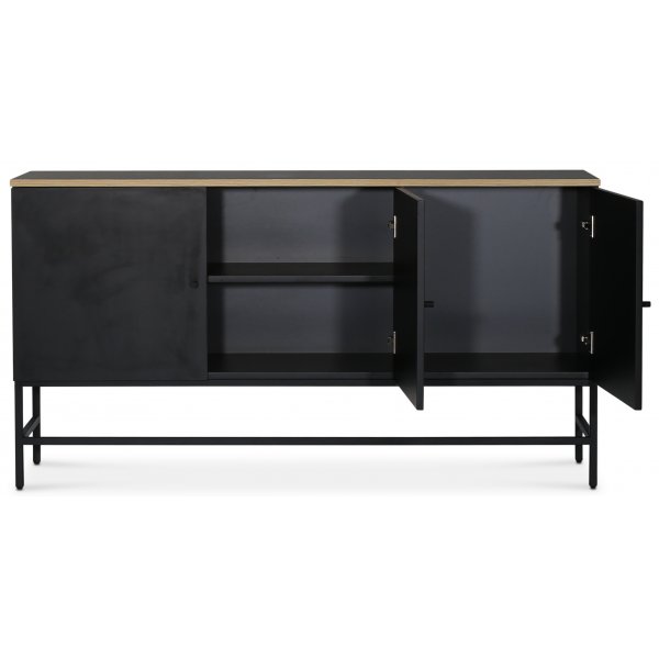 Edge sideboard - Svart högtryckslaminat (HPL) Edge sideboard - Svart högtryckslaminat (HPL)