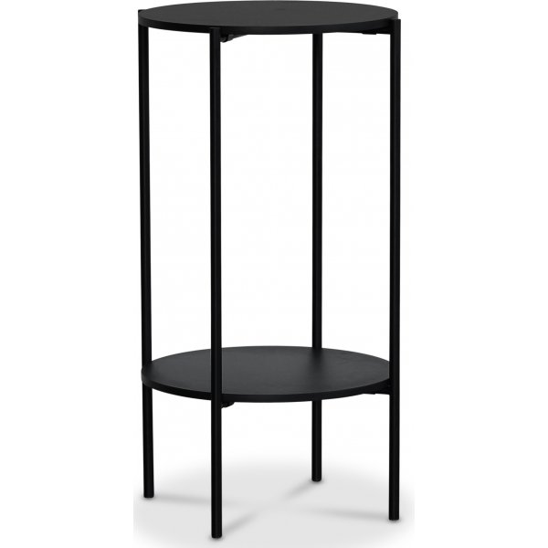 Carry sängbord höjd 75 cm - Svart melamin
