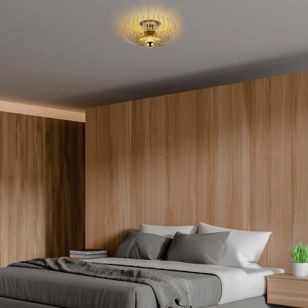 Karson taklampa Ø36 cm - Guld Karson taklampa Ø36 cm - Guld