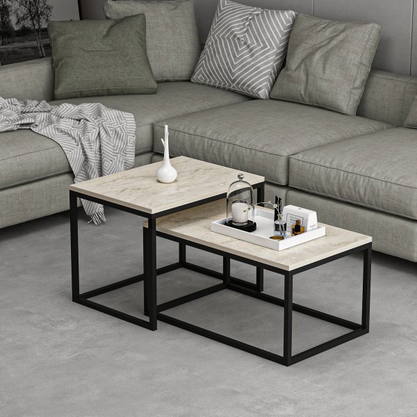 Table basse Play - Travertin Table basse Play - Travertin