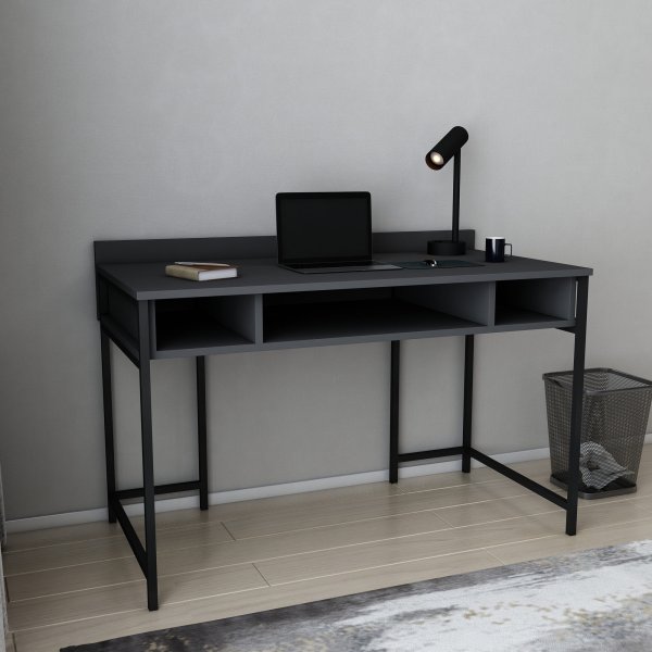 Bureau Alma 120 x 60 cm - Noir/anthracite