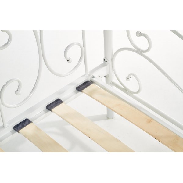 Cadre de lit Bahia blanc 90x200 cm Cadre de lit Bahia blanc 90x200 cm