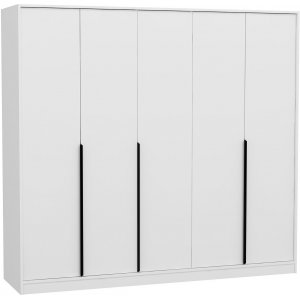 Armoire Lara 229 x 60 x 210 cm - Blanc