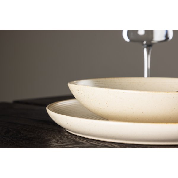 Active skål Ø22 cm - Beige/Svart Active skål Ø22 cm - Beige/Svart