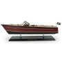 Modellbt Riva motorbt i mahogny