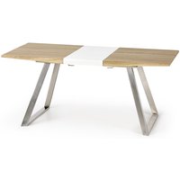 Cajsa matbord 130-170 cm - Vit/ek Cajsa matbord 130-170 cm - Vit/ek
