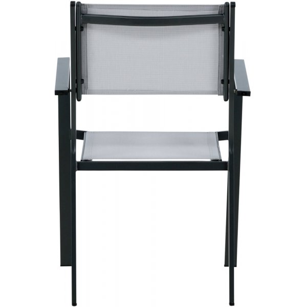 Chaise de salle à manger Copacabana - Noir/Gris Chaise de salle à manger Copacabana - Noir/Gris