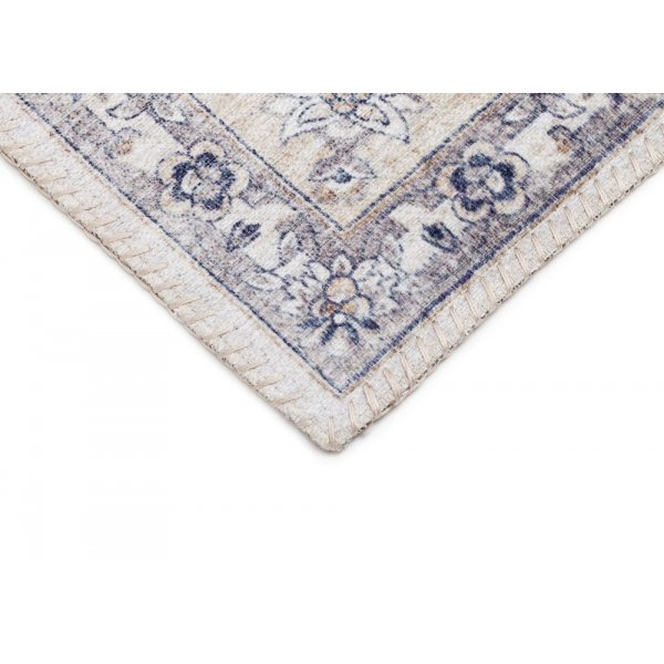 Machinaal geweven vloerkleed Cleo Tabriz - Grijs/Goud Machinaal geweven vloerkleed Cleo Tabriz - Grijs/Goud