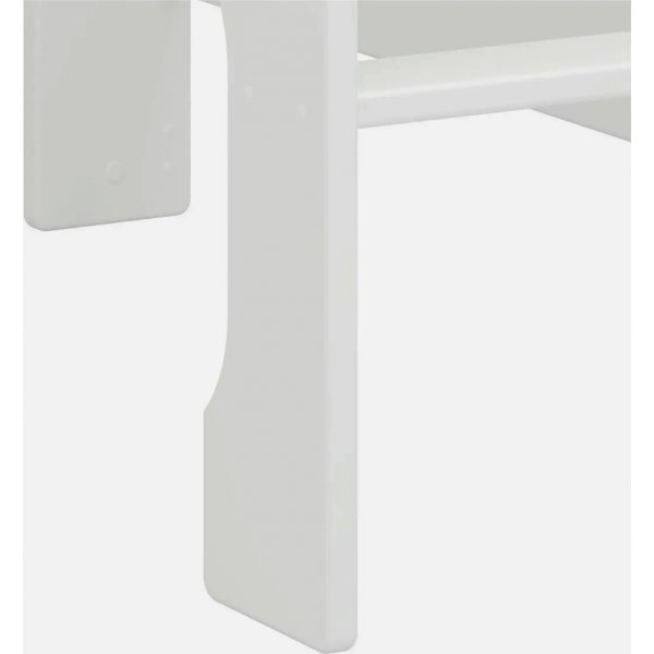 Voor kinderen hoge hoogslaper 90 x 200 cm - IJswit