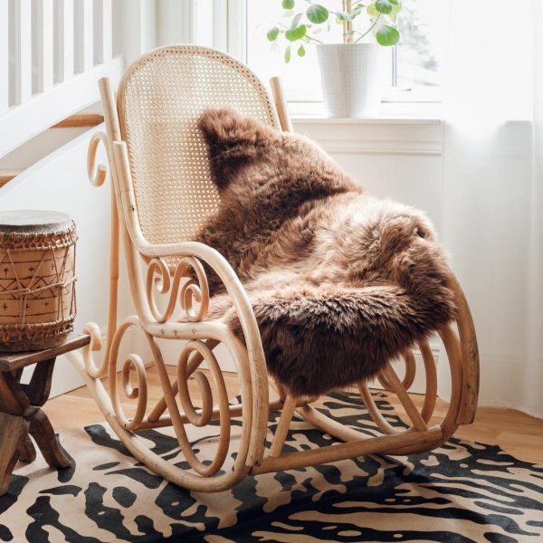 Zacht schapenvacht Bruin - 60 x 100 cm Zacht schapenvacht Bruin - 60 x 100 cm