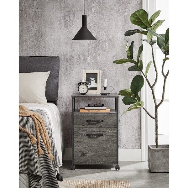 Belmont arkivskp - Gr/svart