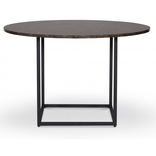 Sintorp runt matbord Ø115 cm - Brun marmor (Exklusivt laminat) Sintorp runt matbord Ø115 cm - Brun marmor (Exklusivt laminat)