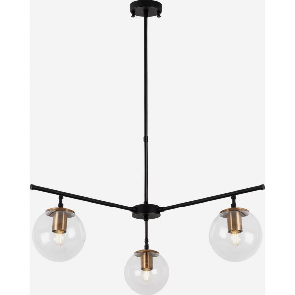 Atlas taklampa 10246 - Svart/antik