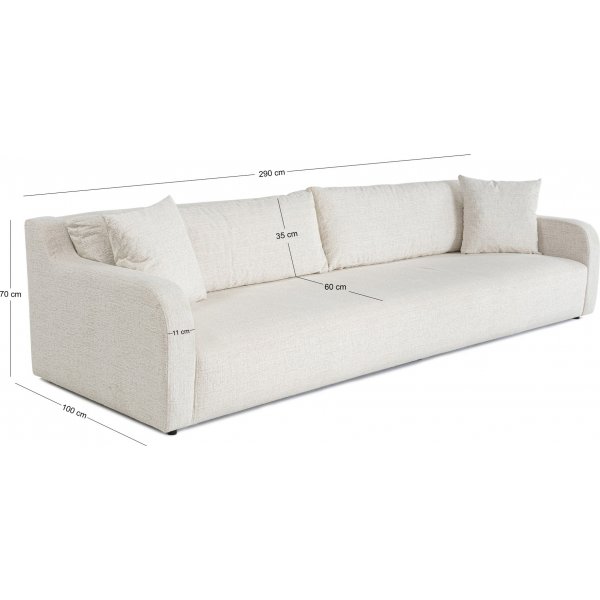 Canapé divan latéral gauche - Gris clair Canapé divan latéral gauche - Gris clair