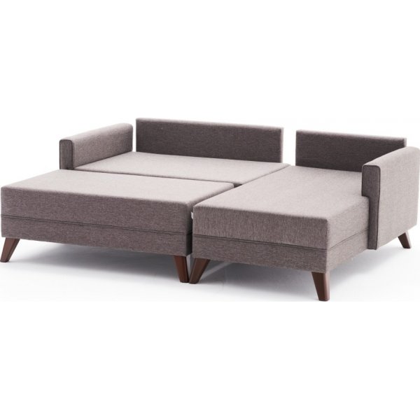 Bella slaapbank rechts - Bruin Bella slaapbank rechts - Bruin