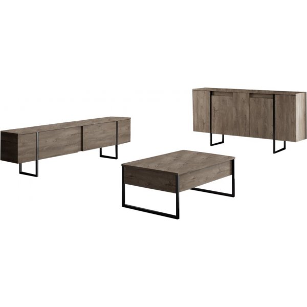 Sknk Lux i Valnt/Svart - 160 cm