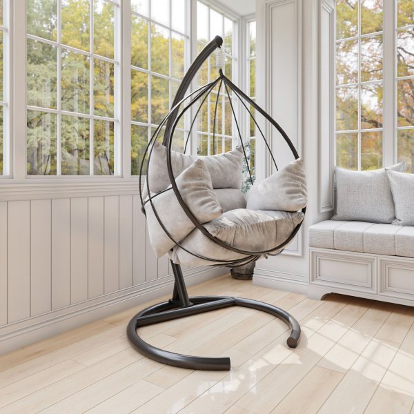 Mavera hängstol - Vit/antracit Mavera hängstol - Vit/antracit