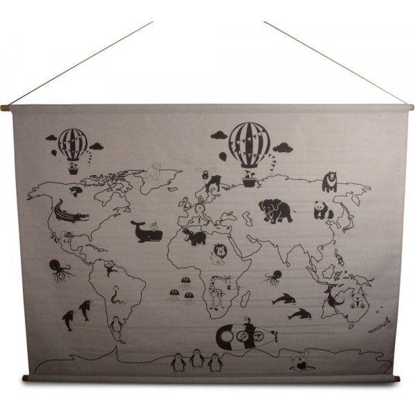 Skolplansch karta - Linn