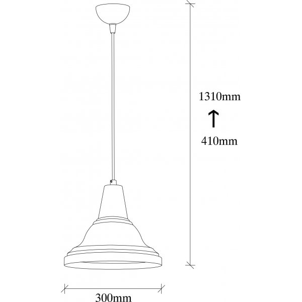 Plafonnier Dodo 2561 - Noir