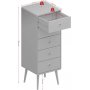 Softline byr med 5 ldor - Svart