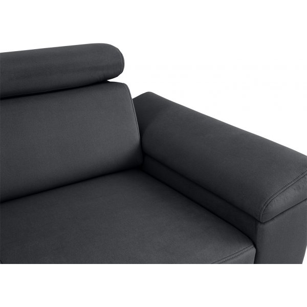 Santi slaapbank links - Grijs