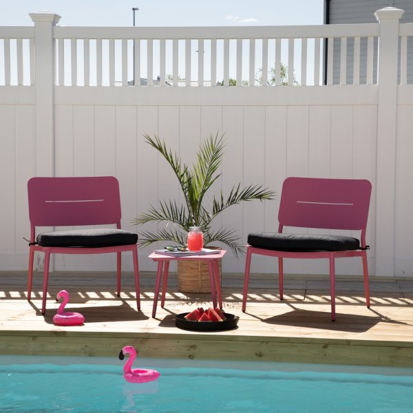 Table d'appoint Lina - Rose Table d'appoint Lina - Rose