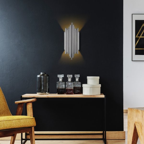 Reis wandlamp 13342 - Chroom