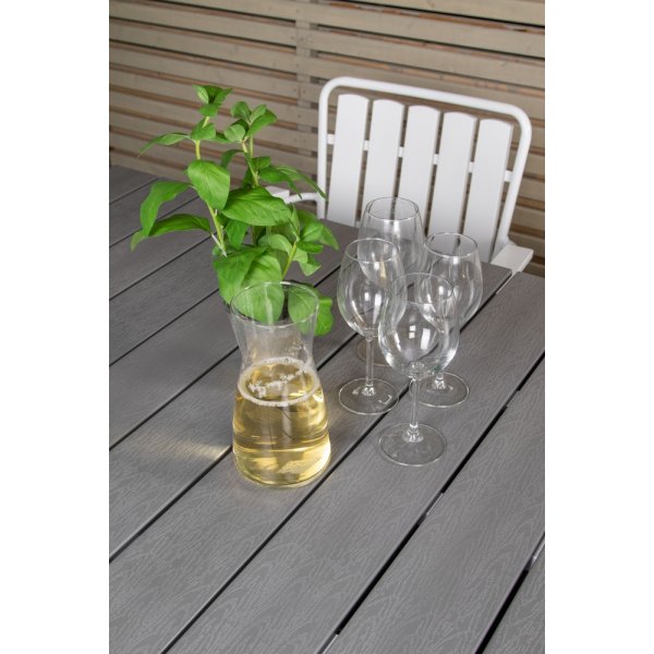 Levels matbord 160 x 100 cm - Gr/Vit