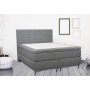 Dream continentaal bed met 5-zone pocketvering - 180 x 200 cm - Grijs