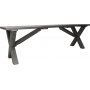 Scottsdale sittbnk 140 cm - Shabby Chic Gr + Textilskydd fr mbler